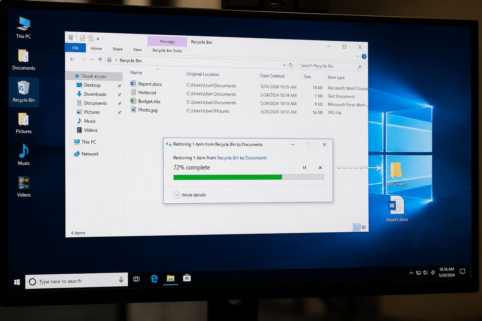 How to Recover Deleted Files on Windows (Recycle Bin & Beyond)