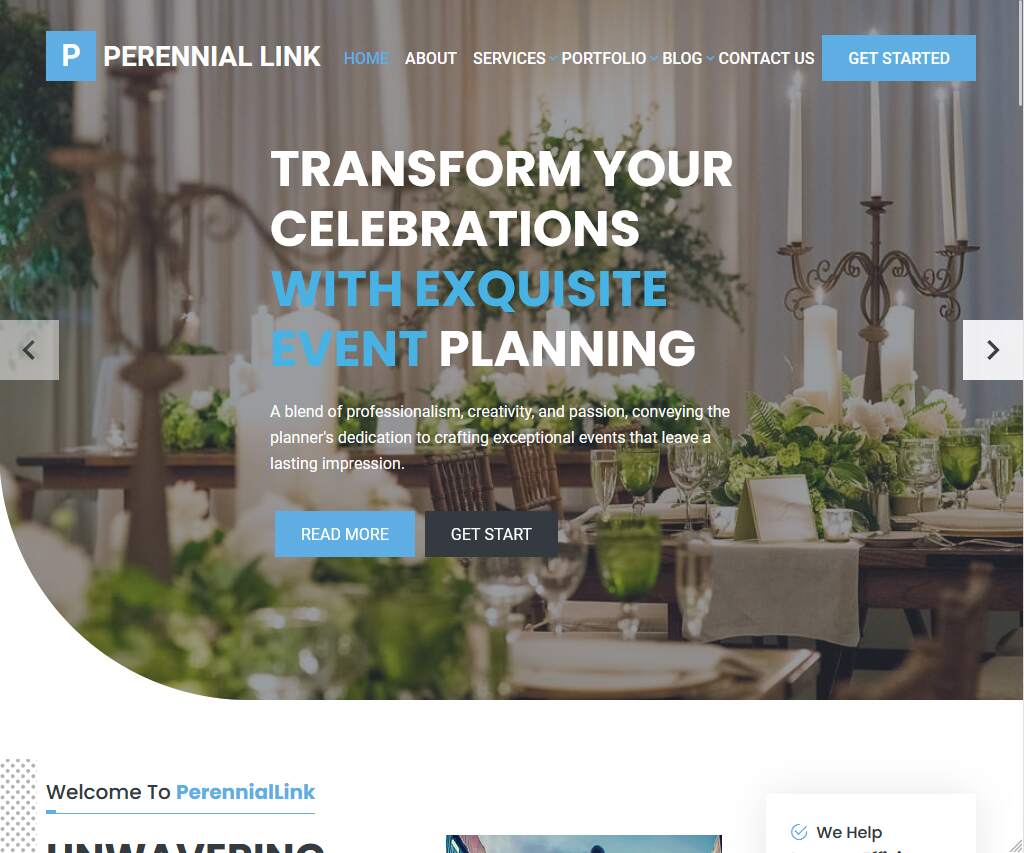 Perennial Multi-Service Website