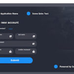 Python Tkinter Modern GUI login and sign up form