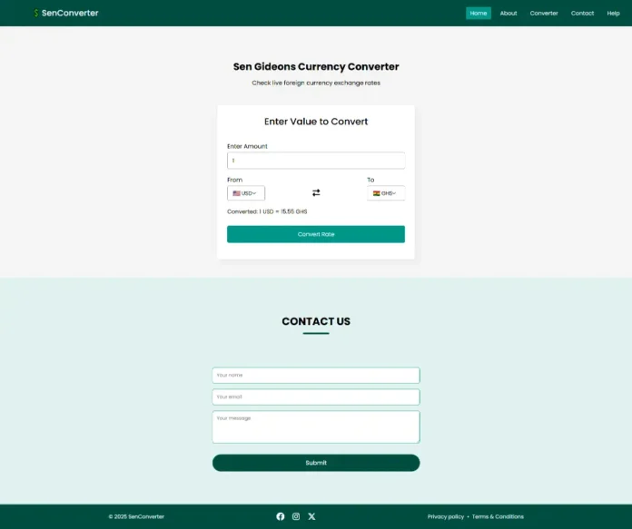Python Django Currency Converter App