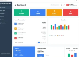 Build a Stunning Finance Management Admin Dashboard with Python Tkinter Finance Management Dashbord