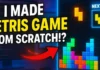 Tetris Game Built with Python from Scratch (Pygame Beginner Tutorial) I Built Tetris in Python from Scratch in 1 Hour