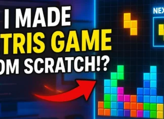 Tetris Game Built with Python from Scratch (Pygame Beginner Tutorial) I Built Tetris in Python from Scratch in 1 Hour
