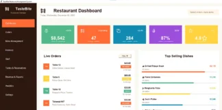 Smart Restaurant Management System with Python Tkinter Smart Restaurant Management System