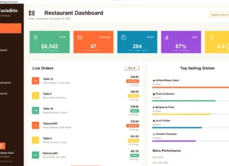 Smart Restaurant Management System with Python Tkinter Smart Restaurant Management System