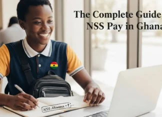 How Much Is National Service Pay in Ghana? a professional Ghanaian man or woman in smart casual attire (like a shirt or blouse), smiling confidently