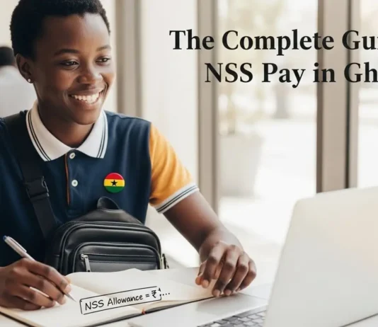 How Much Is National Service Pay in Ghana? a professional Ghanaian man or woman in smart casual attire (like a shirt or blouse), smiling confidently