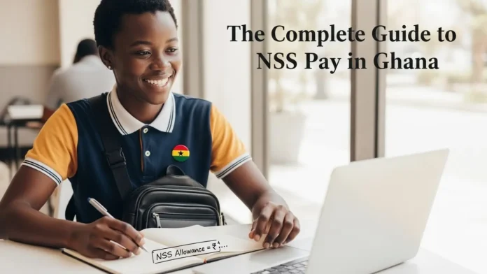 nss-ghana-image a professional Ghanaian man or woman in smart casual attire (like a shirt or blouse), smiling confidently