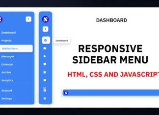 How to Build a Responsive Sidebar Menu with HTML, CSS, and JavaScript Responsive Sidebar Menu built with HTML CSS AND JAVASCRIPT