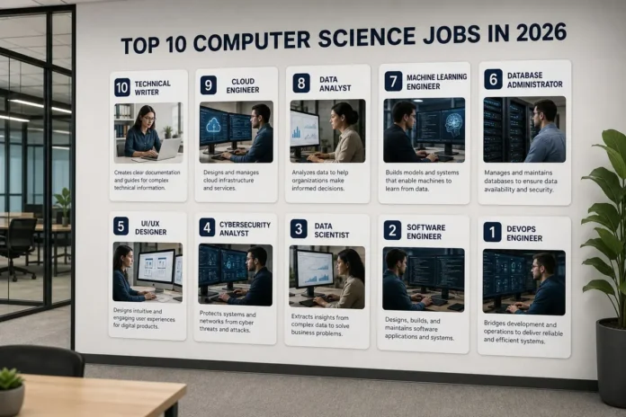 Top 10 Computer Science Jobs in 2026 (Countdown) Top 10 Computer Science Jobs in 2026 (Countdown)