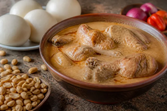 Ghana Groundnut Soup Recipe (Peanut Butter Soup)