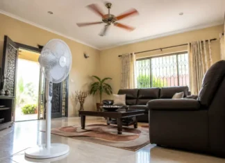 Standing Fan vs Ceiling Fan: What to Buy for Ghana Heat Standing Fan vs Ceiling Fan: What to Buy for Ghana Heat